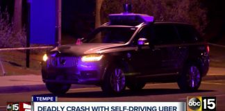 Uberの自律走行車のドライバー、衝突前にHuluを視聴