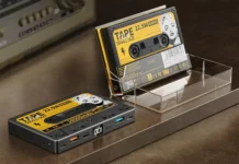 【80’s好き必見】懐かしいカセットテープ型のレトロなモバイルバッテリー