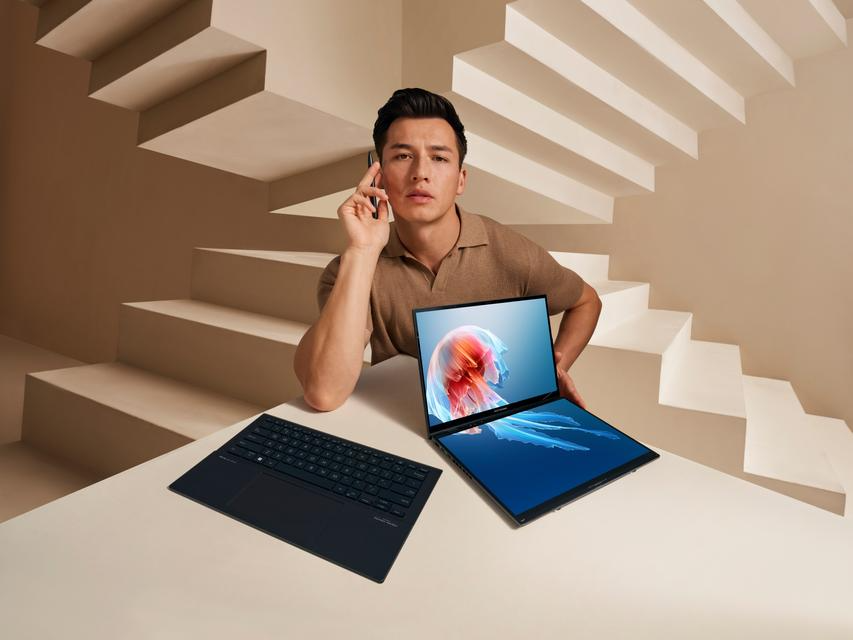 ASUS Zenbook DUO: The world's first 14-inch dual-screen OLED laptop |  Ubergizmo Japan